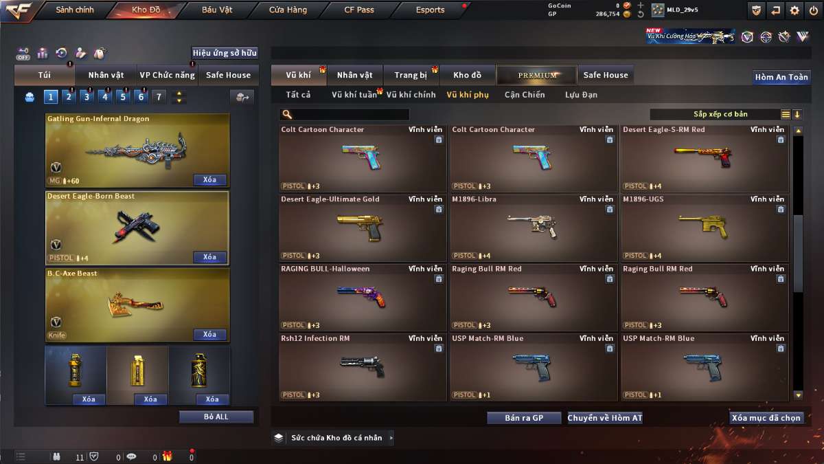 shop acc cf uy tin gia re